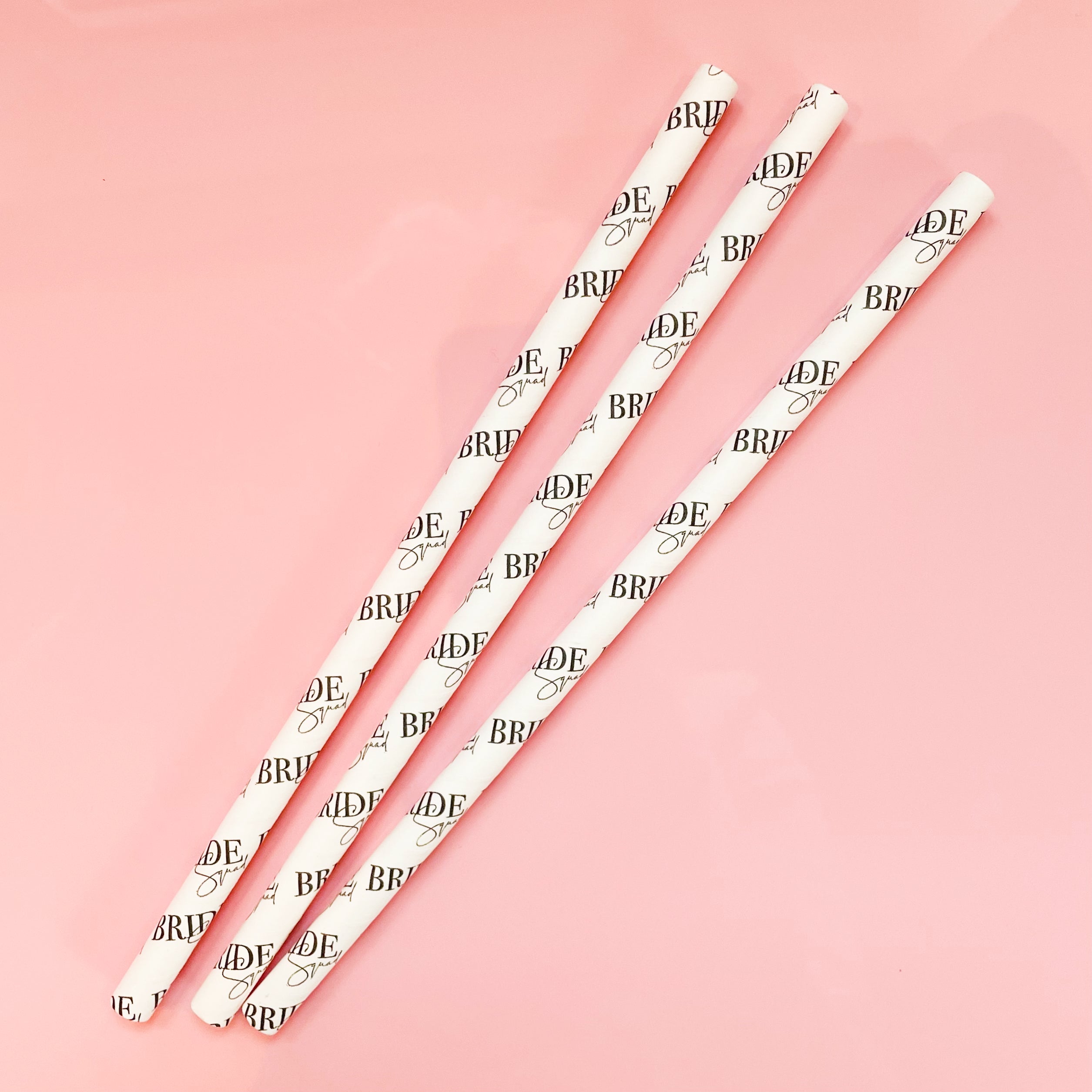 Pink Bride Straw  Hen Party Straws from Team Hen