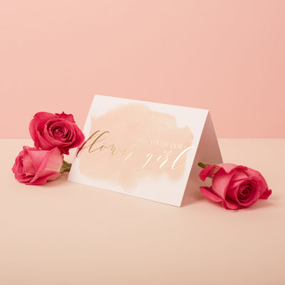 Will You Be My Flower Girl Card | Flower Girl Card - Team Hen