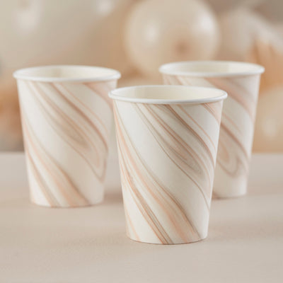 Nude Marble Hen Party Paper Cup - Team Hen
