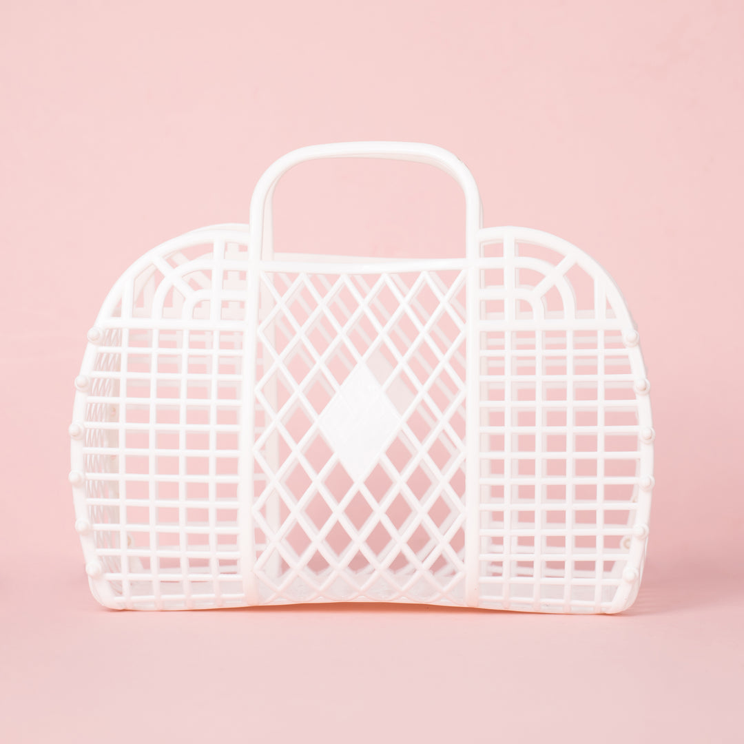 Bright Pink Retro Jelly Bag