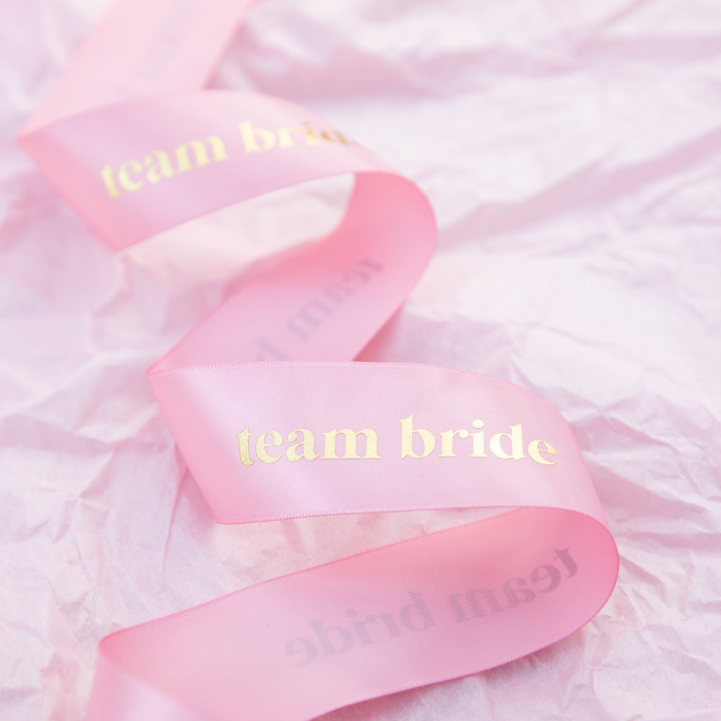 Bride Ribbon