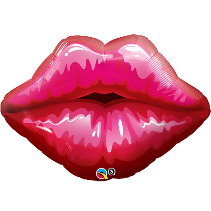 30" Kissy Lips Foil Balloon