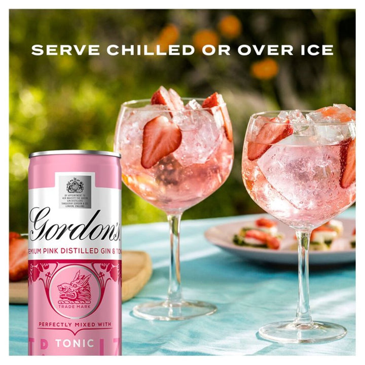 Gordons Pink Gin & Tonic Cocktail Can