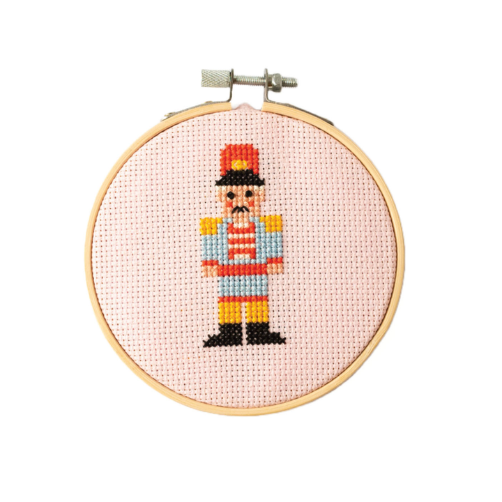 Christmas Nutcracker Mini Cross Stitch Kit