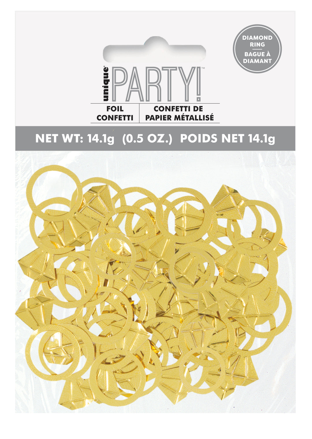 Gold Diamond Ring Confetti