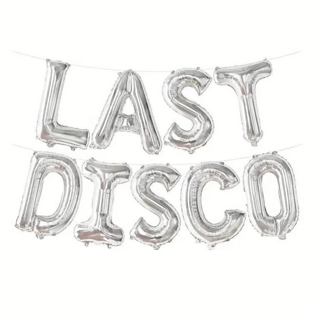 Last Disco Letter Balloons 16"