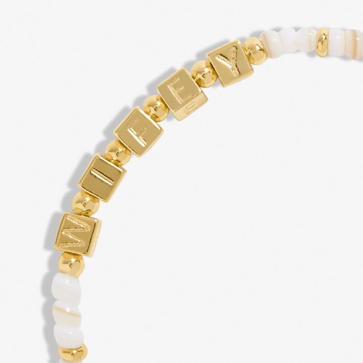Bridal Happy Little Moments 'Wifey' Bracelet