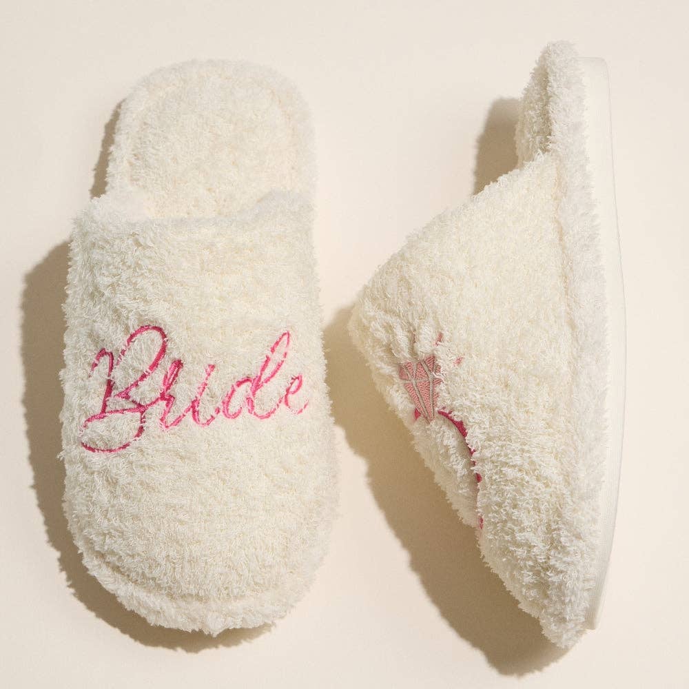 Bride Cosy Wedding Slippers