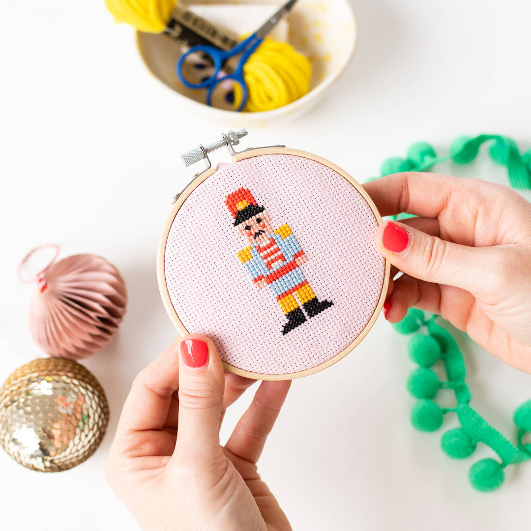 Christmas Nutcracker Mini Cross Stitch Kit