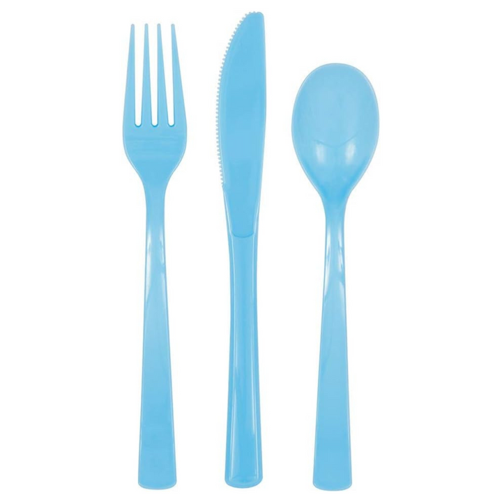 Powder Blue Cutlery Set | 18 Piece Set