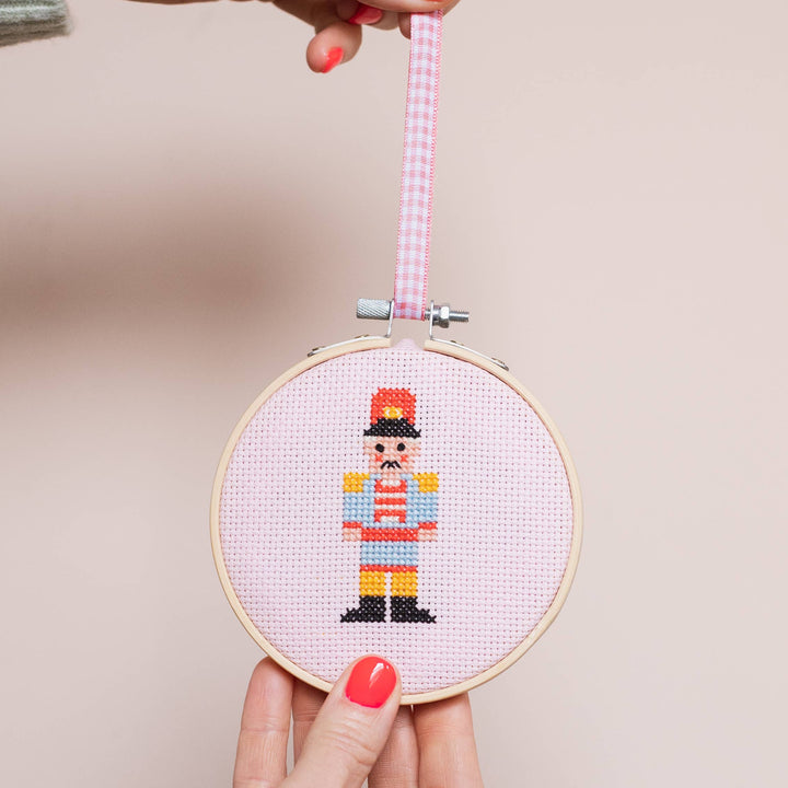 Christmas Nutcracker Mini Cross Stitch Kit