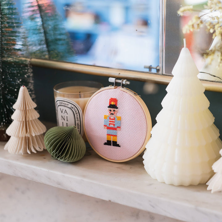 Christmas Nutcracker Mini Cross Stitch Kit