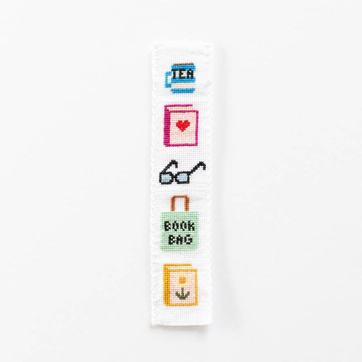 Bookish Counted Cross Stitch Bookmark Kit