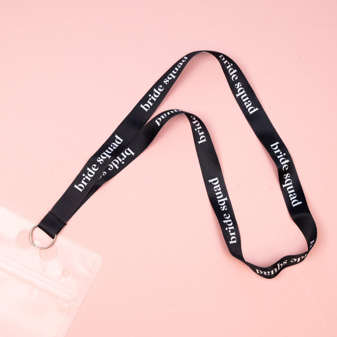 Black Bride Squad Lanyard