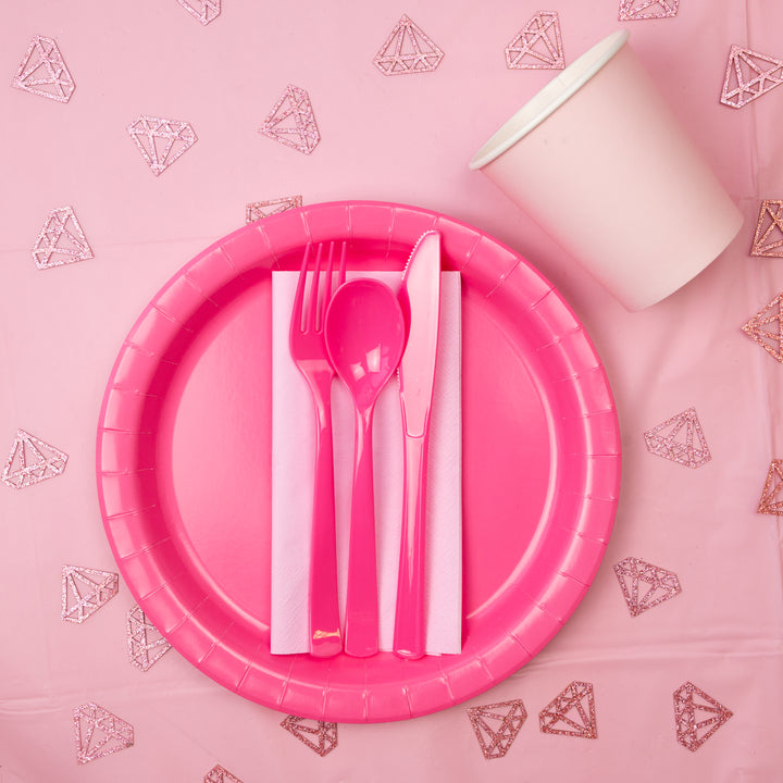 Pink Tableware Set | 8 Persons