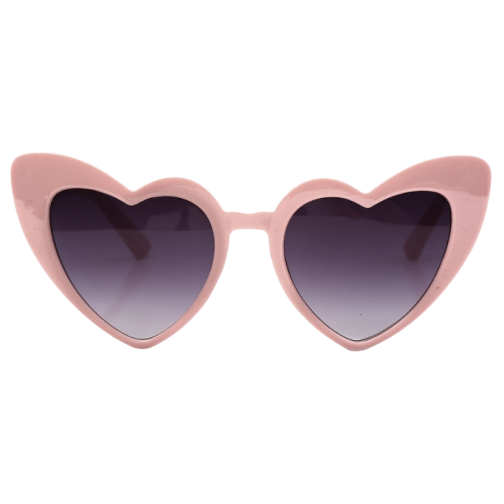 Pink Heart Shaped Sunglasses
