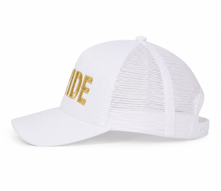 White Bride Baseball Cap