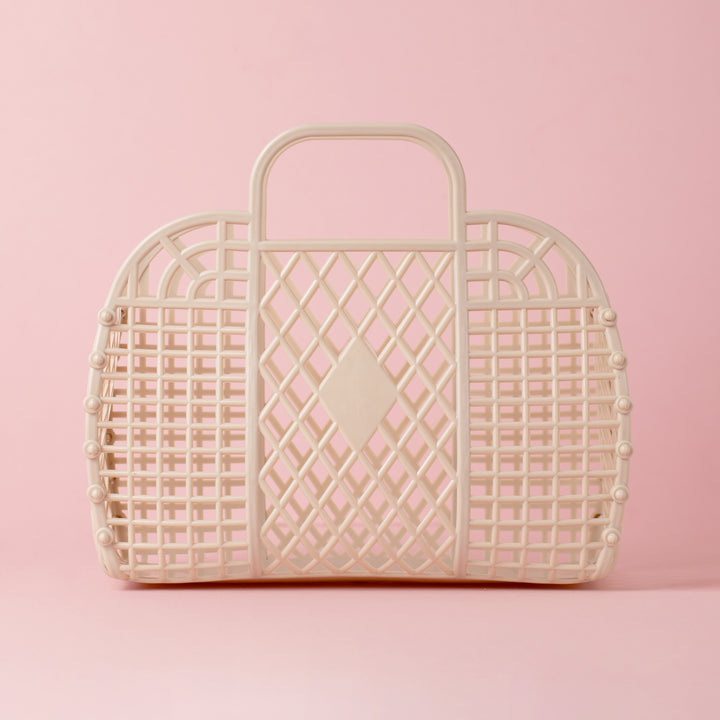 Bright Pink Retro Jelly Bag