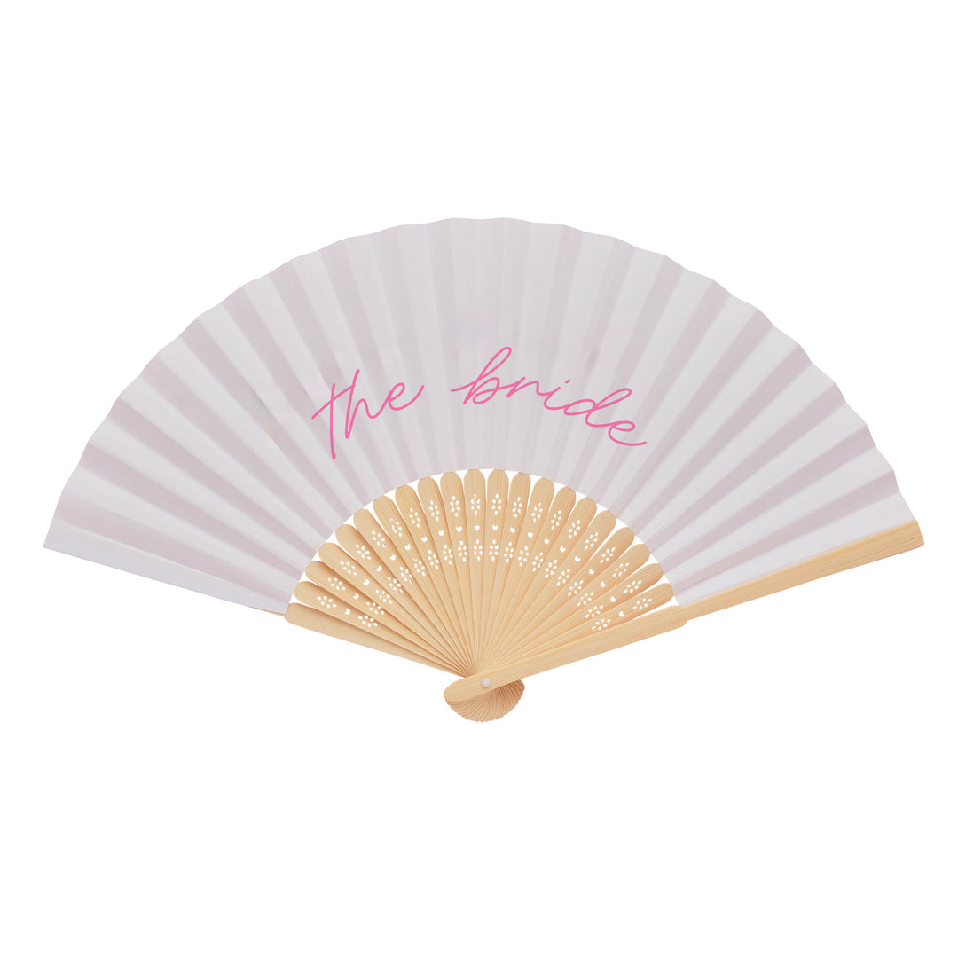 The Bride Wooden Hen Party Fan