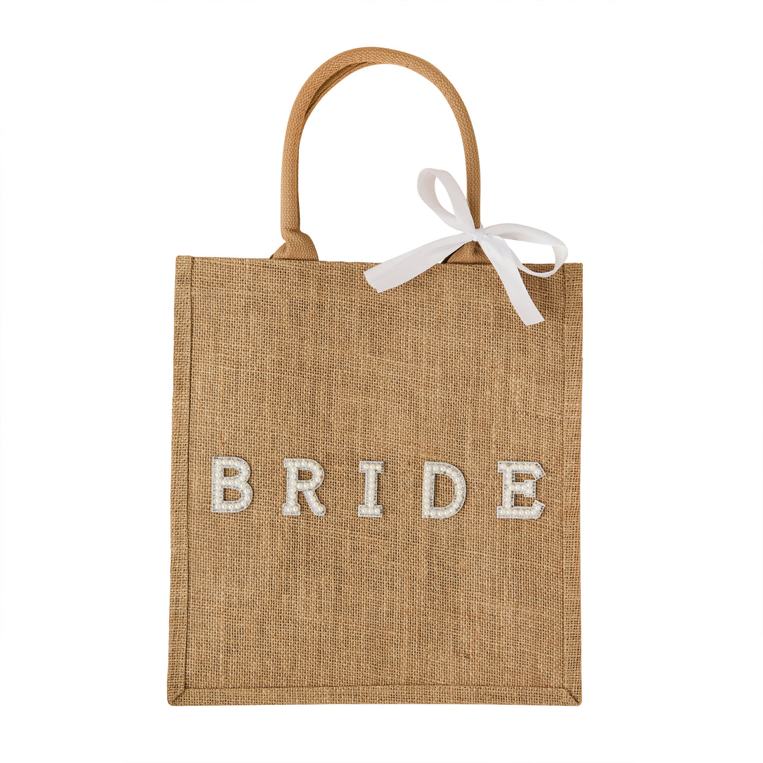Bride Hessian Tote Bag