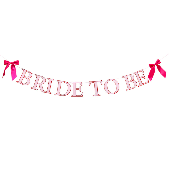 Pink Bride To Be Garland