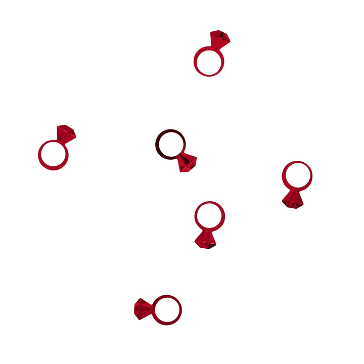 Red Diamond Ring Confetti