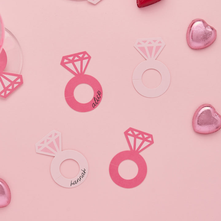 Pink Ring Glass Markers