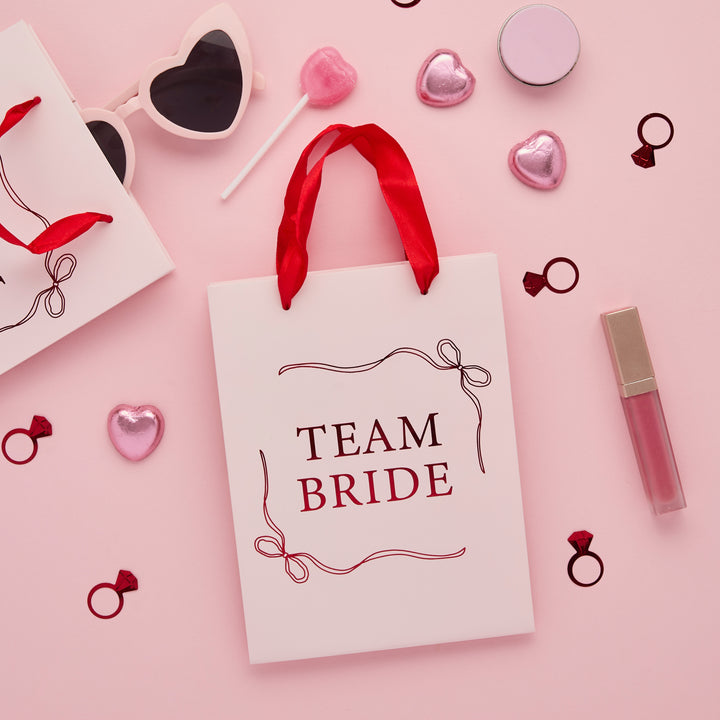 Pink Team Bride Party Bag