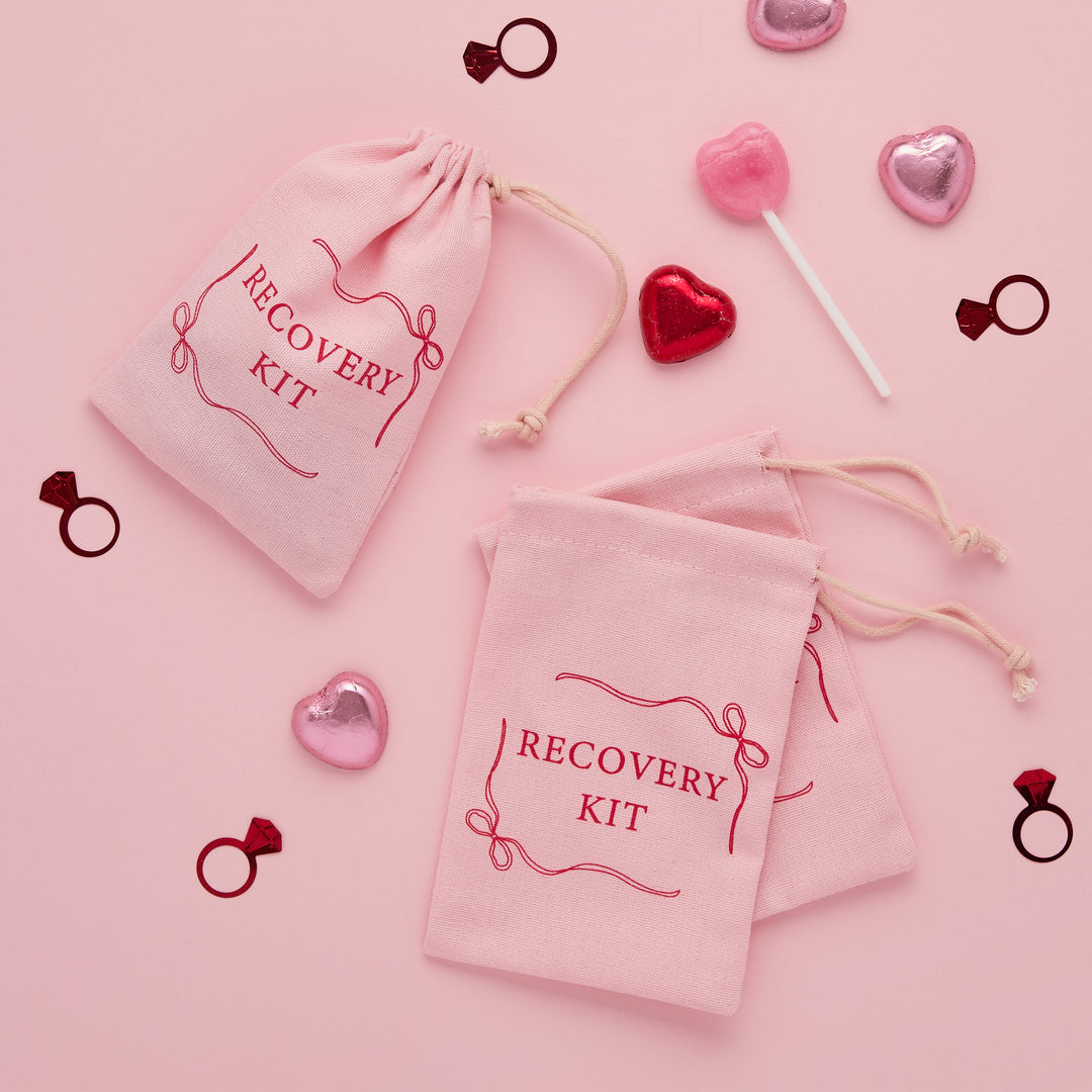 Pink Hen Party Hangover Recovery Kit Pouch