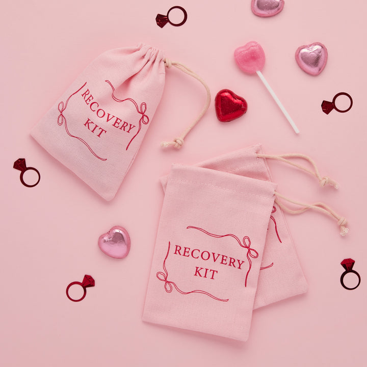 Pink Hen Party Hangover Recovery Kit Pouch