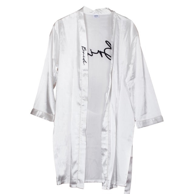 Bride Embroidered Dressing Gown Kimono