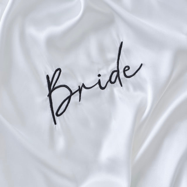 Bride Embroidered Dressing Gown Kimono