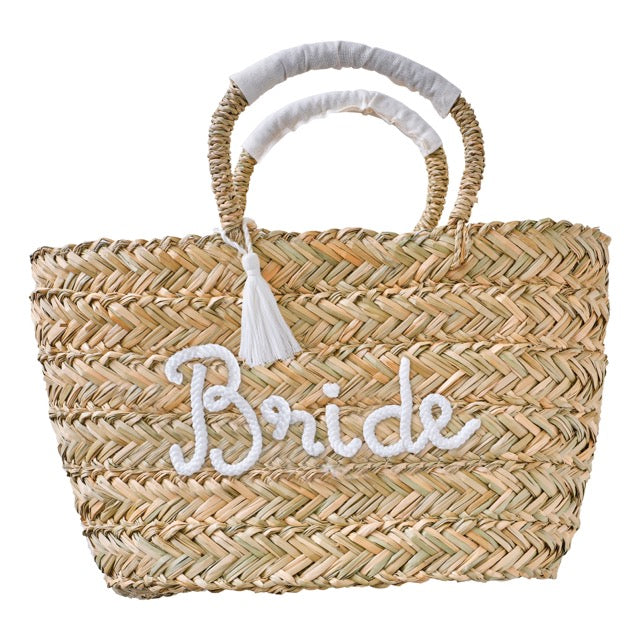 Rattan Bride Beach Bag