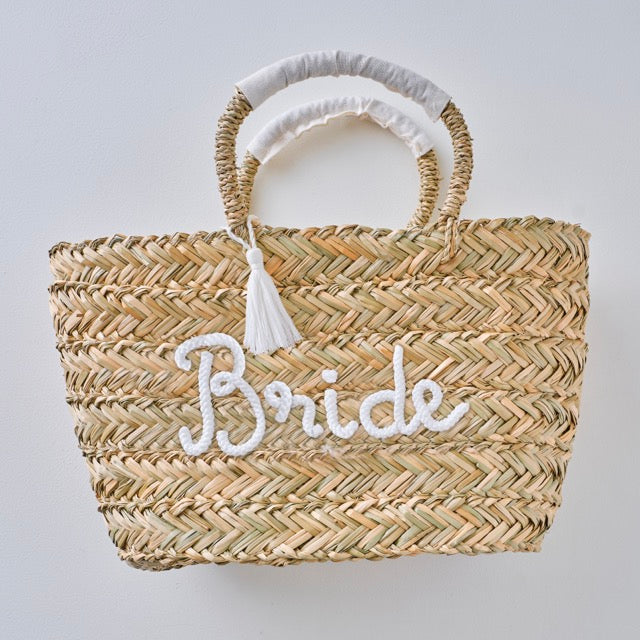 Rattan Bride Beach Bag