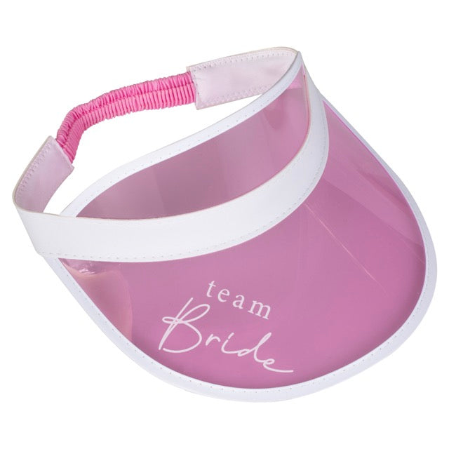 Pink Team Bride Visor