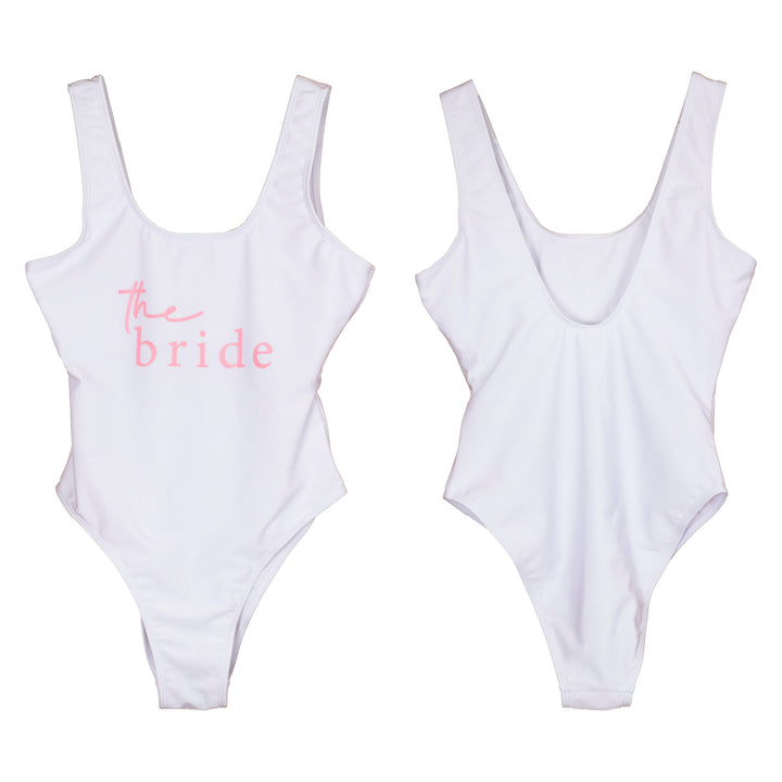 The Bride Swimsuit - Pink & White