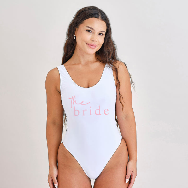 The Bride Swimsuit - Pink & White