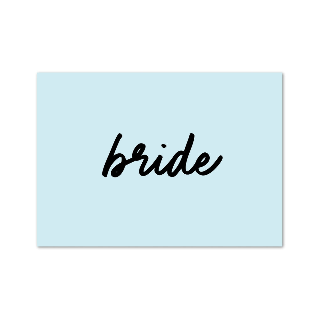 Bride A6 Postcard