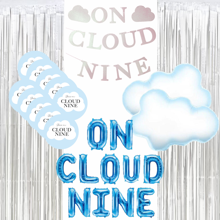 On Cloud Nine Hen Party Decoration Set