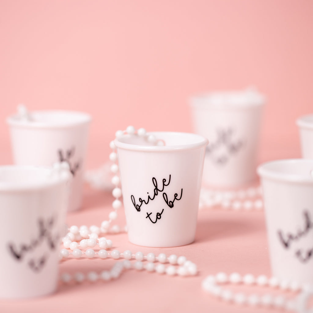 Bride To Be Shot Necklace