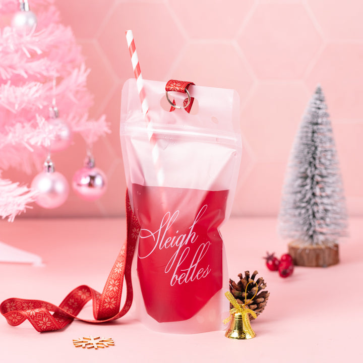 Sleigh Belles Christmas Drinks Pouch | 6 Pack