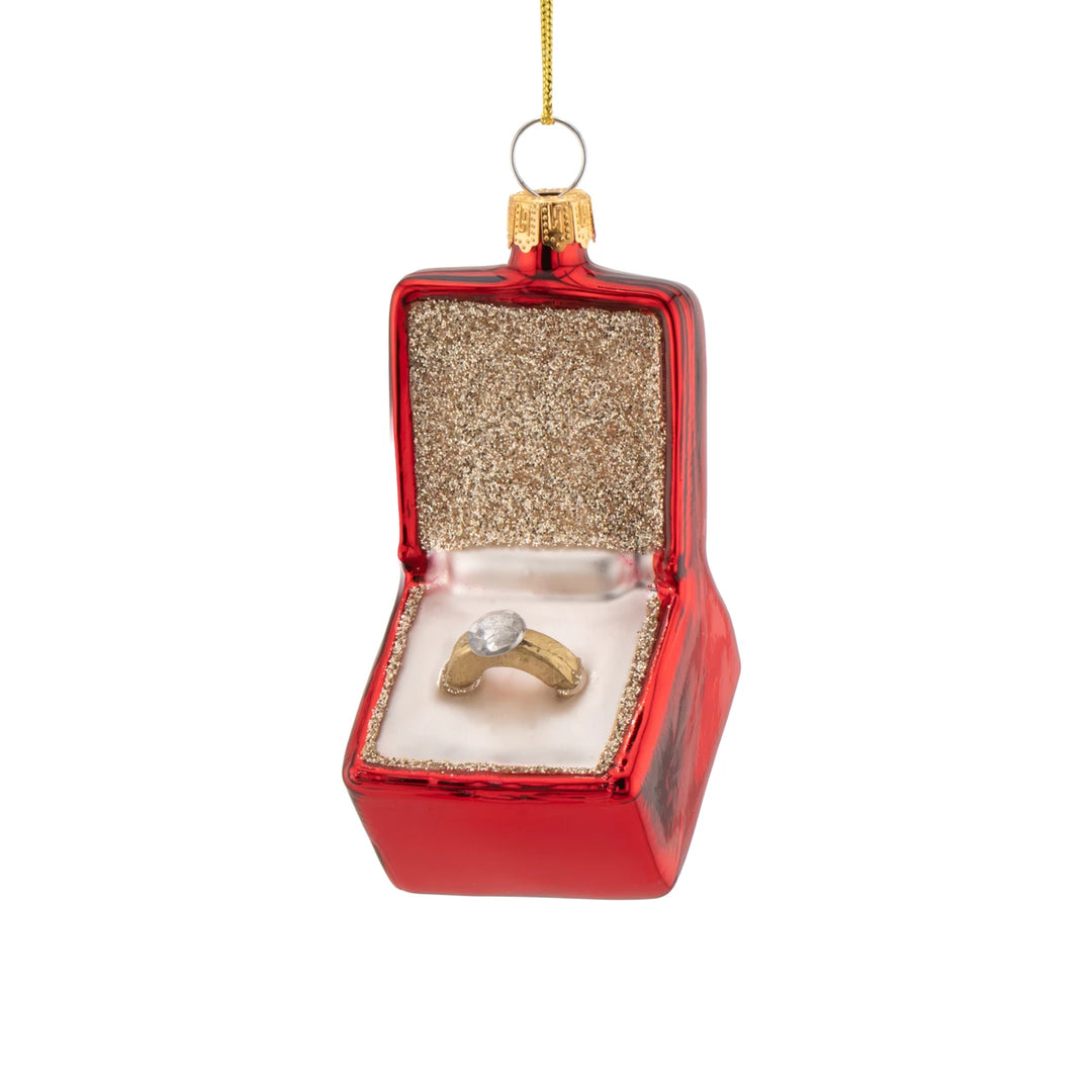 Engagement Ring Christmas Bauble