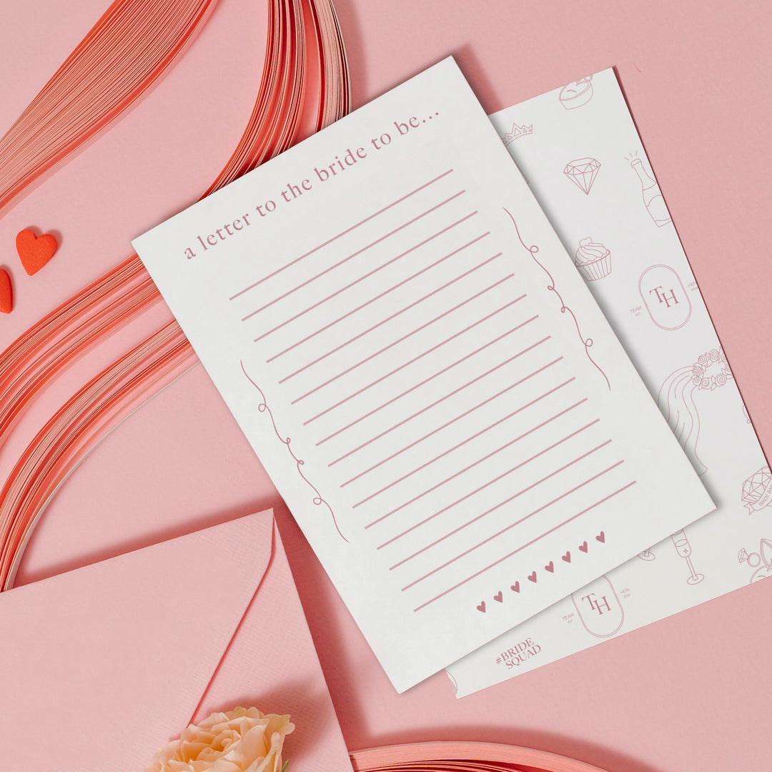 Letters to the Bride to Be Cards