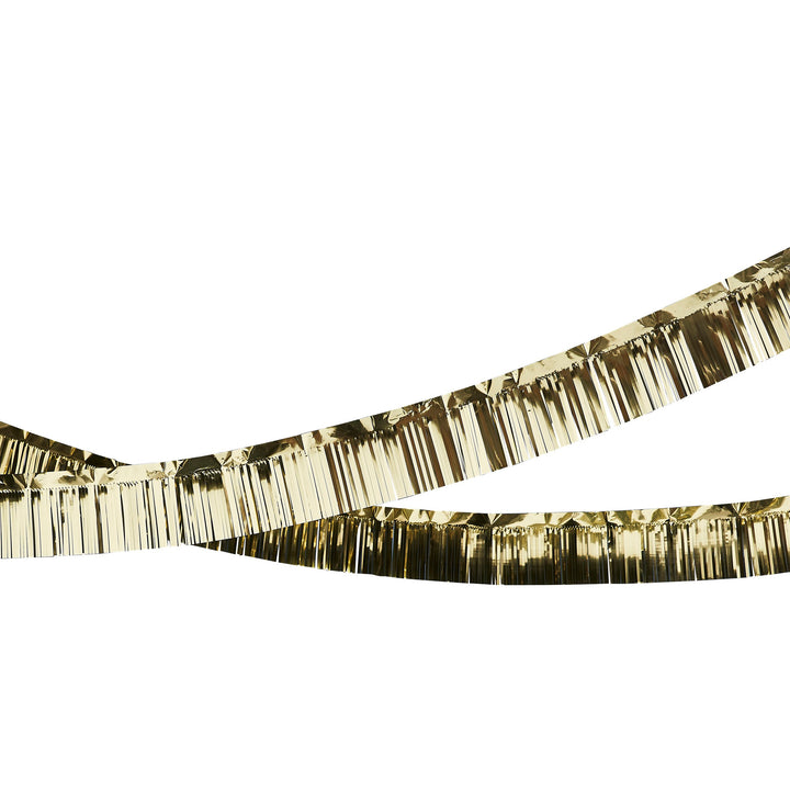 Gold Foiled Fringe Garland Decoration