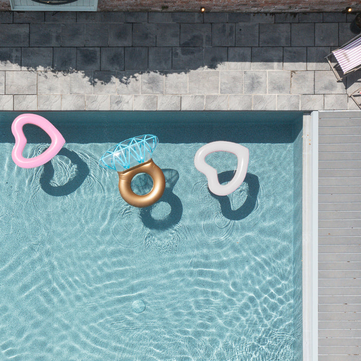 Pink Heart Hen Party Pool Float