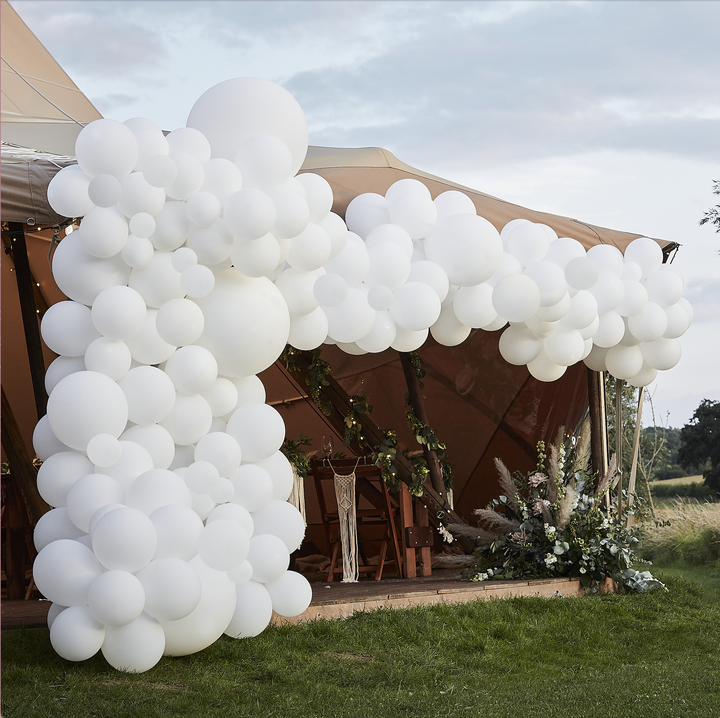 Luxe White Balloon Arch Kit