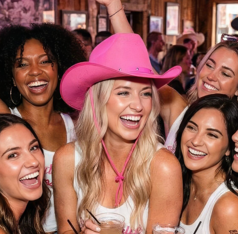 Pink Last Rodeo Cowboy Hat