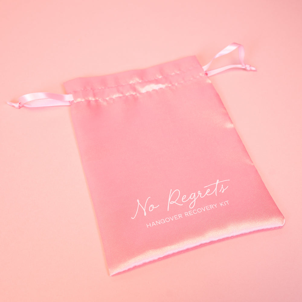 Hen Party Hangover Recovery Pouch | Pink Satin