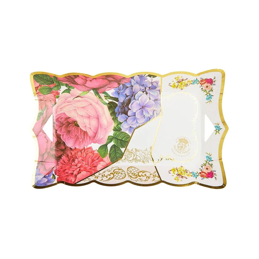 Vintage Style Serving Platters | 4 Pack