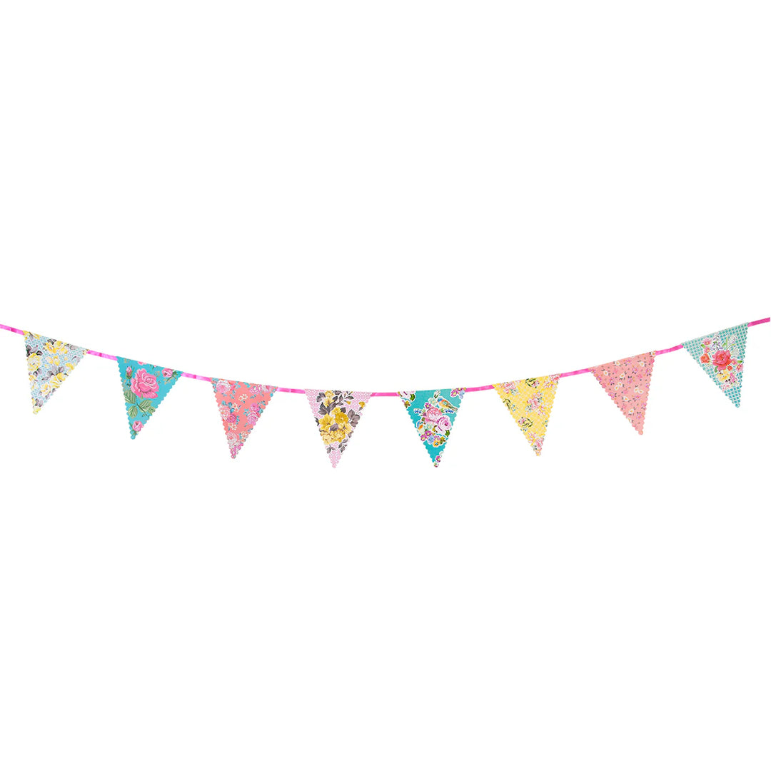 Vintage Style  Floral Bunting